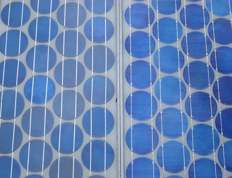 Free Stock Photo: An array of photovoltaic solar panels