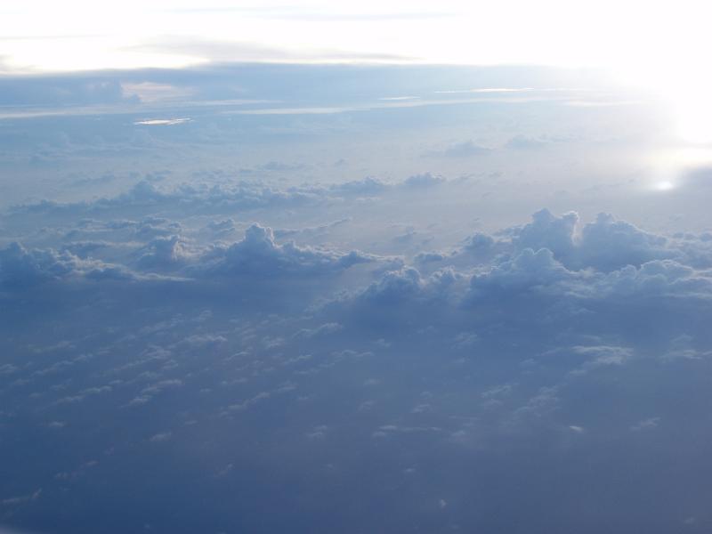 Free Stock Photo: view of rain clouds from above