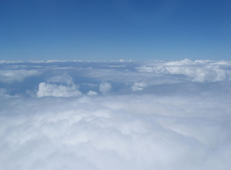 Free Stock Photo: view from an aeroplane window