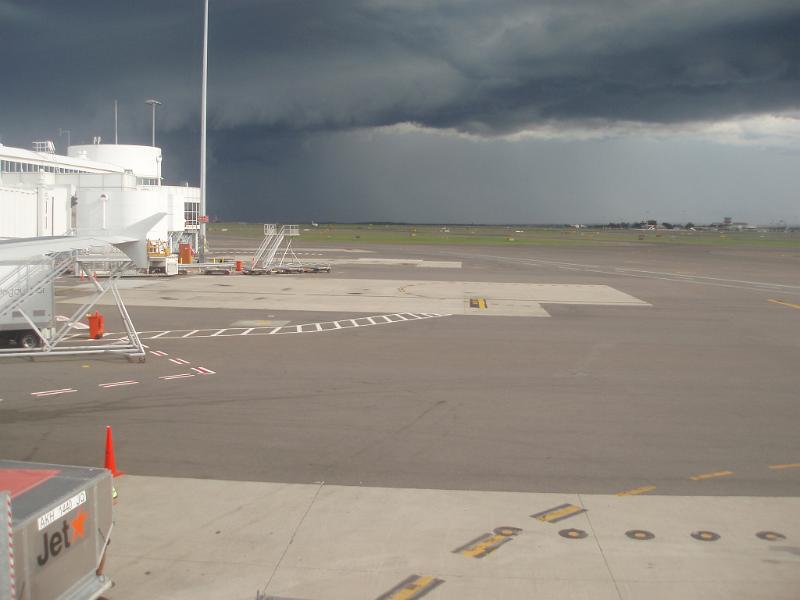 Free Stock Photo: a storm passing over sydneys kingsfordsmith airport