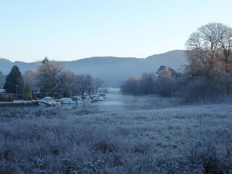 Free Stock Photo: a frosty winter lakedistrict scene, cumbria, uk