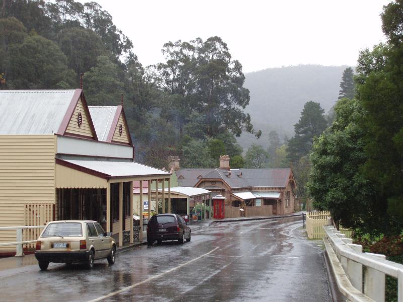 Free Stock Photo: a grey and rainy day in a small victorian rural town, australia