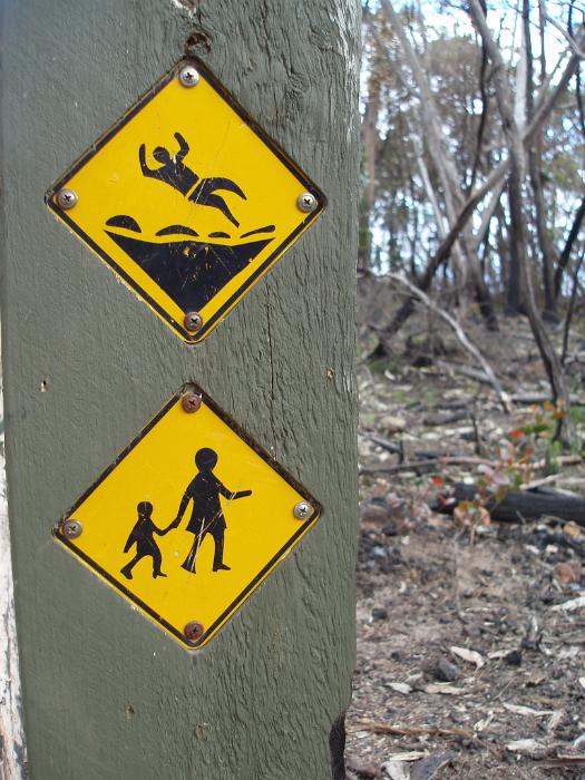 Free Stock Photo: outdoor leisure, sign on a nature trail