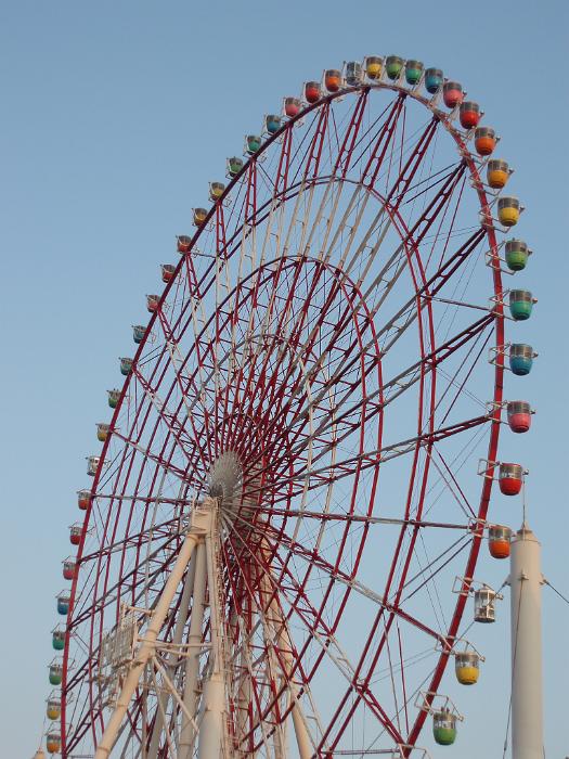 Free Stock Photo: a massive ferris wheel in tokyo, japan