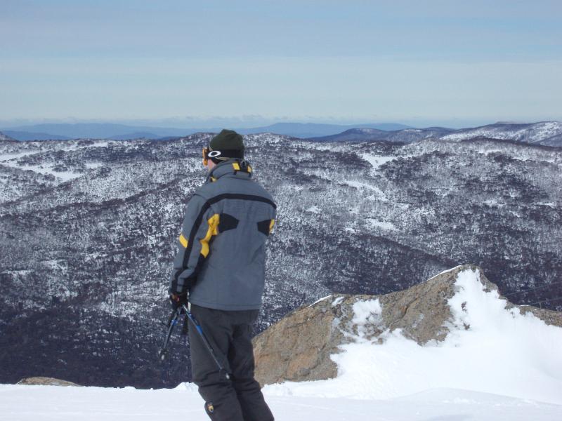 Free Stock Photo: taking in the mountain view, skiing in australia