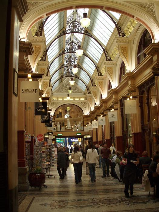 Free Stock Photo: shops in an historic shopping arcade