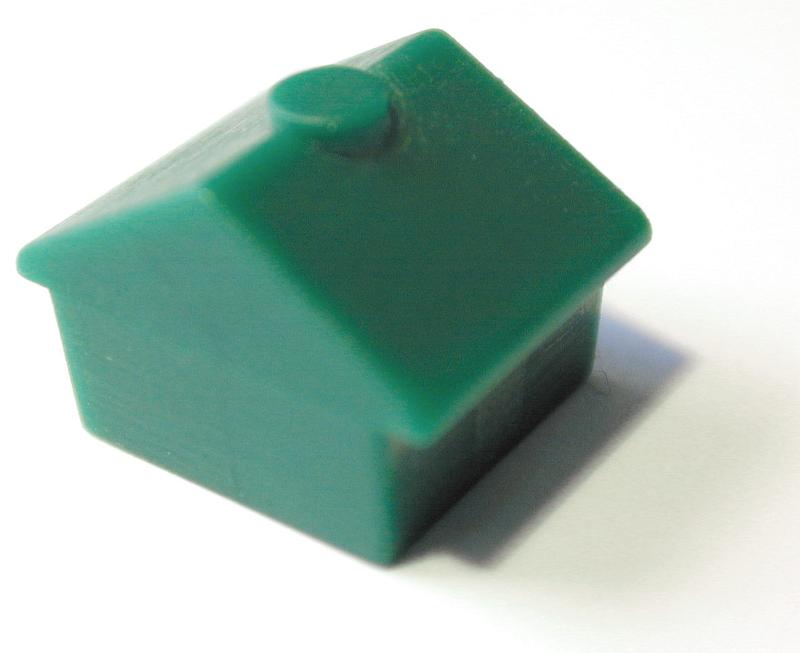 Free Stock Photo: a green plastic board game house