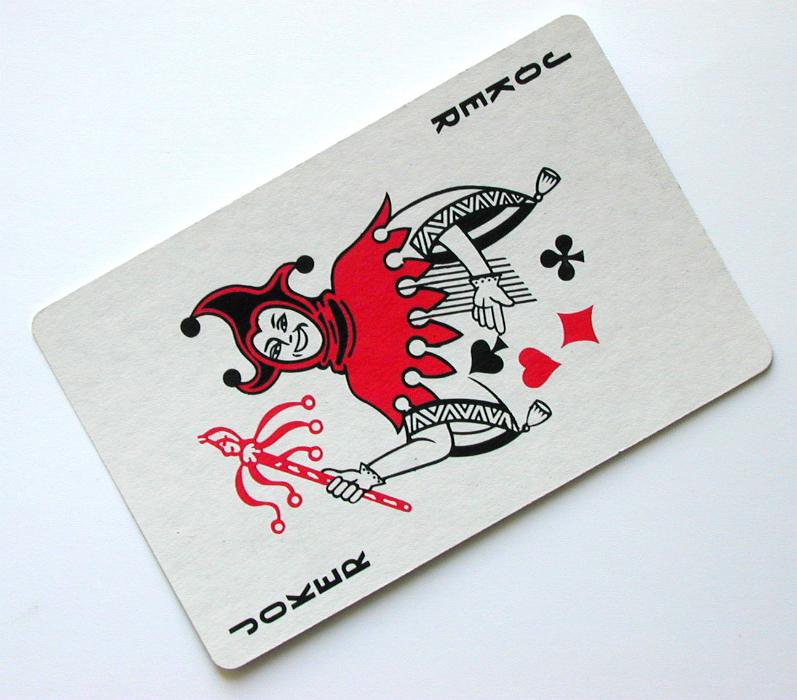 Free Stock Photo: a joker playing card