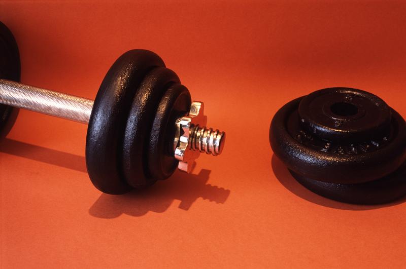 Free Stock Photo: a pair of dumb bells training weights