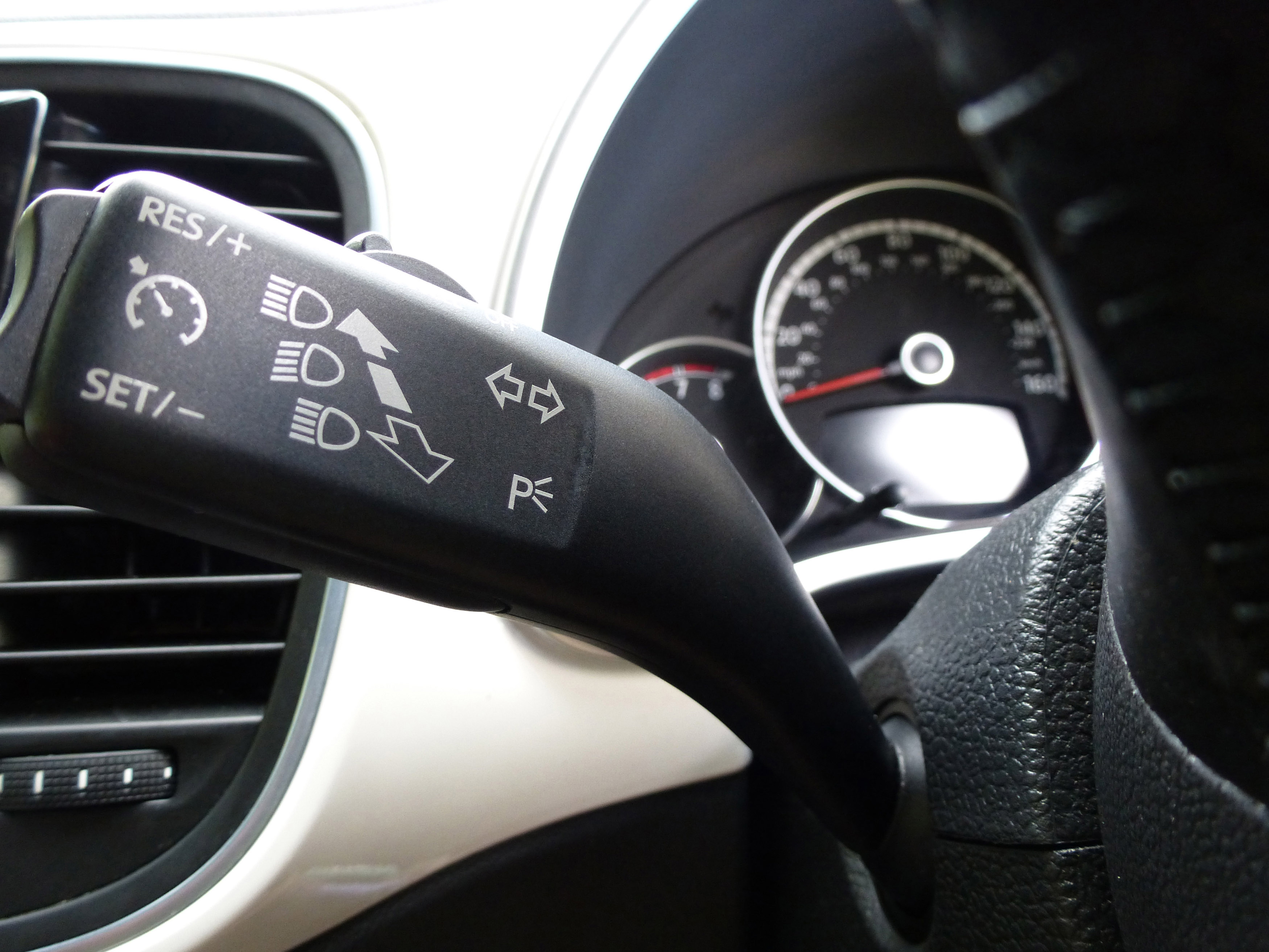 Free image of Close up on a car indicator stalk