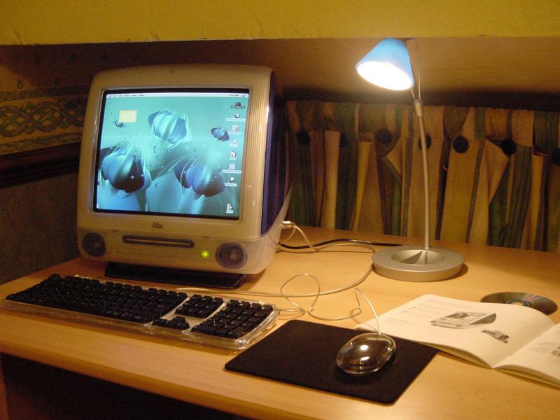 Free Stock Photo: editorial use, not property released: and old imac computer from around 2000