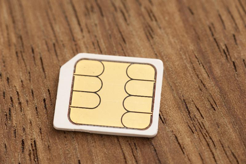 Free Stock Photo: Service provider micro SIM card for a mobile phone for storage of data and identification of the device and network
