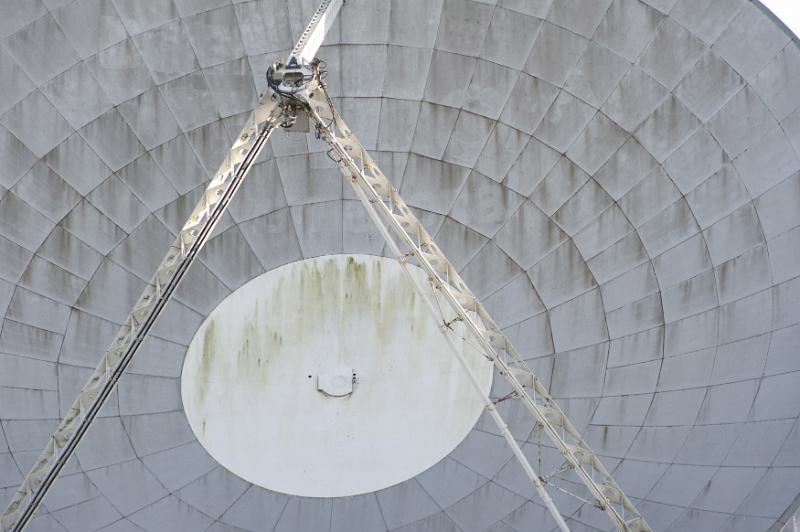 Free Stock Photo: Close up detail of an old satellite dish or parabolic antenna at a ground station in a telecommunications concept