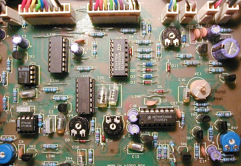Free Stock Photo: The internal components of a complex electronic computer circuit board.