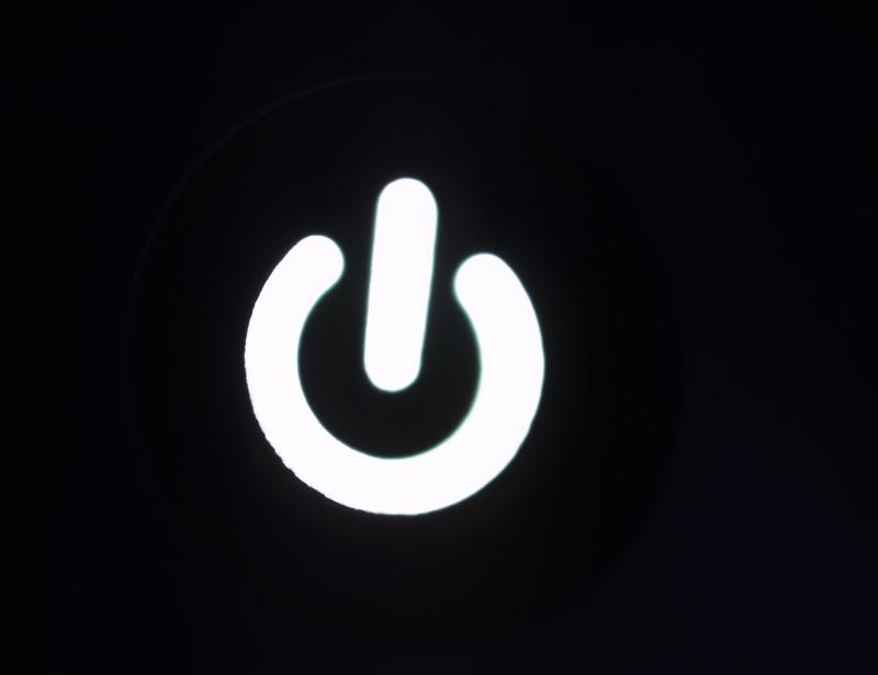 Free Stock Photo: an illuminated computer power indicator