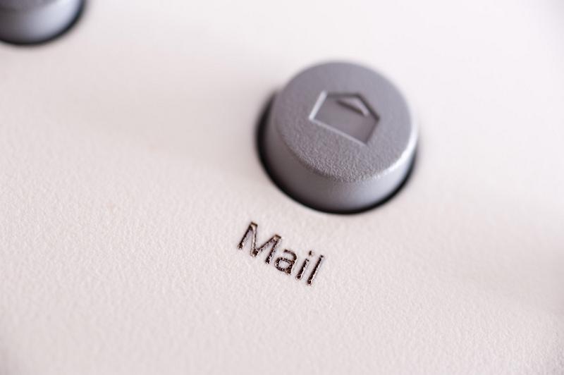 Free Stock Photo: an email shortcut button from a computer keyboard