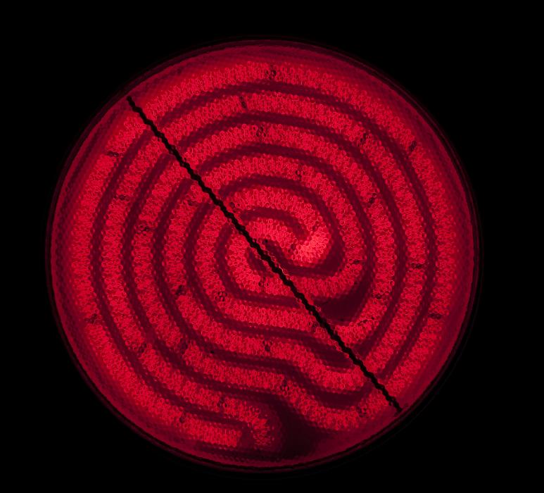 Free Stock Photo: a red glowing electric hotplate