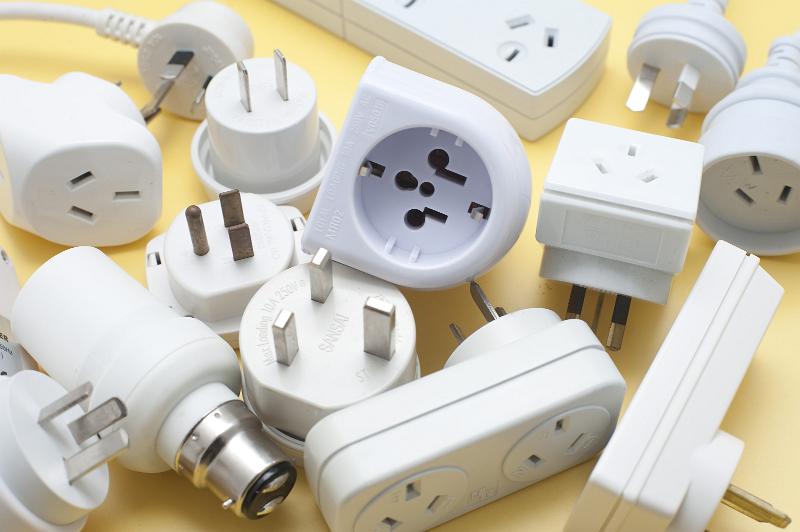 Free Stock Photo: various types of power adaptors for travel to foreign countries