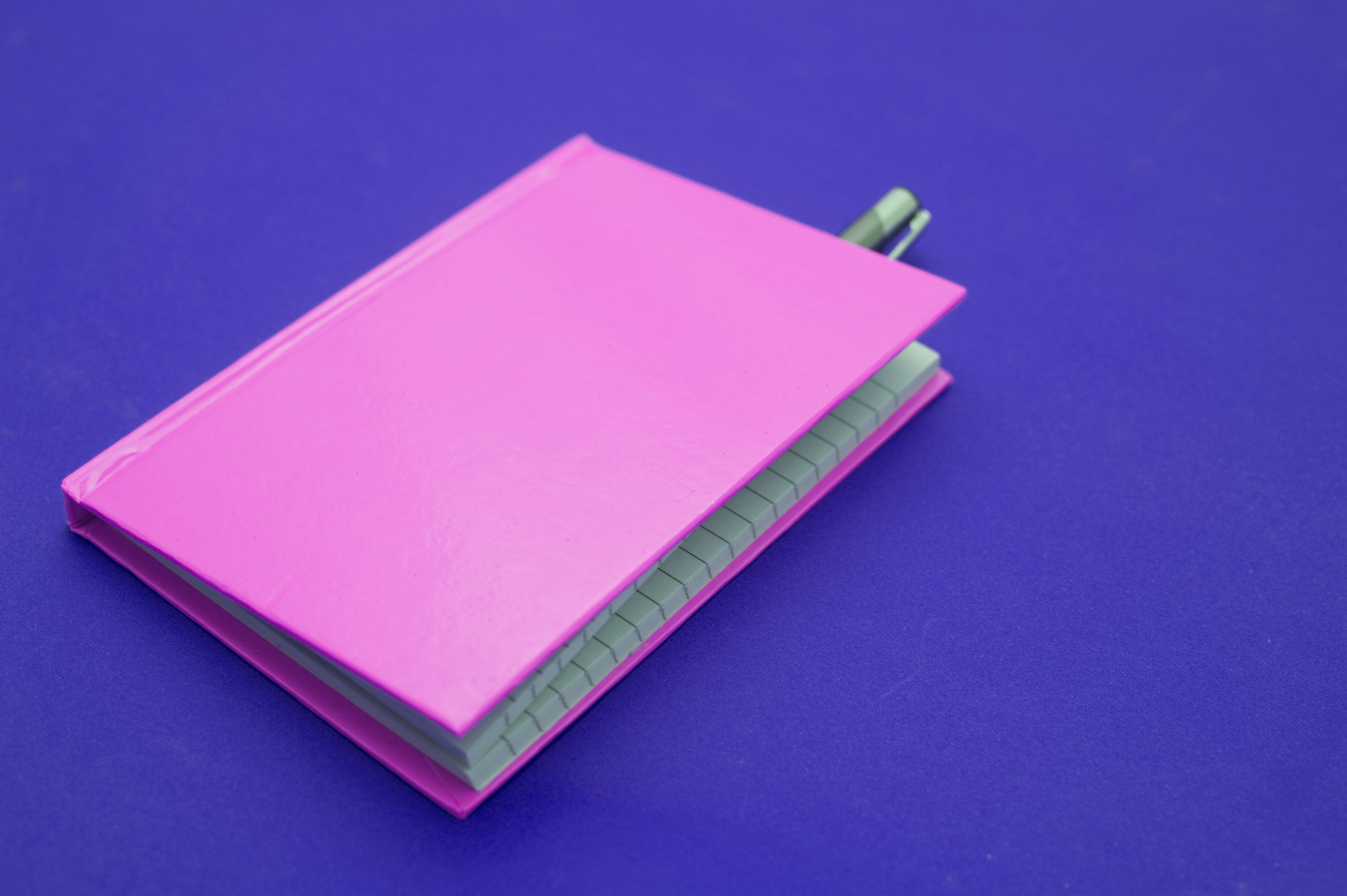 pink notebook