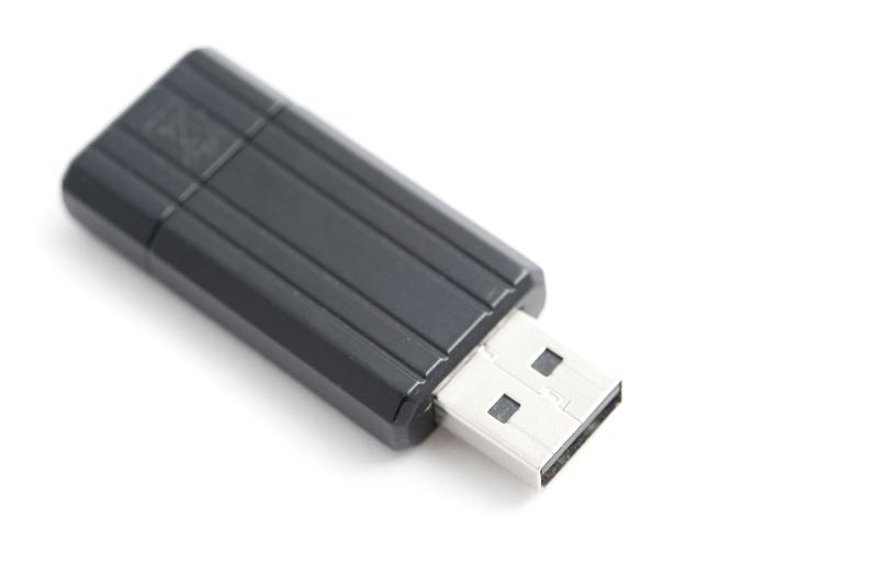 Free Stock Photo: Close up of a usb flash drive memory device, handy for keeping current files with you as you travel