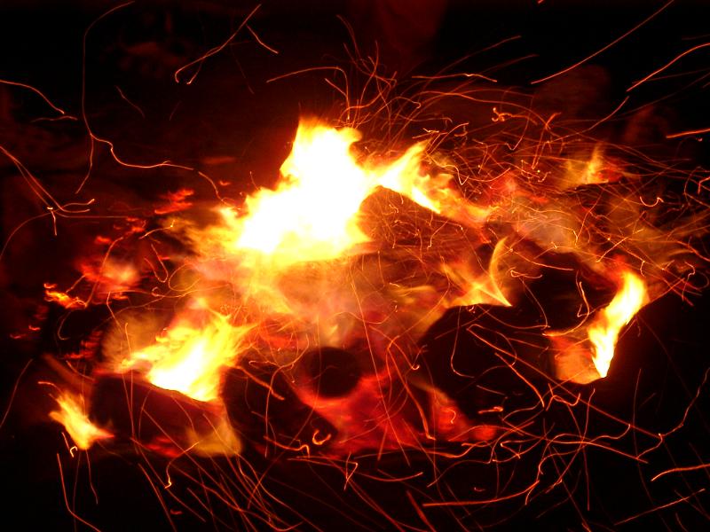 Free Stock Photo: close up on burning embers