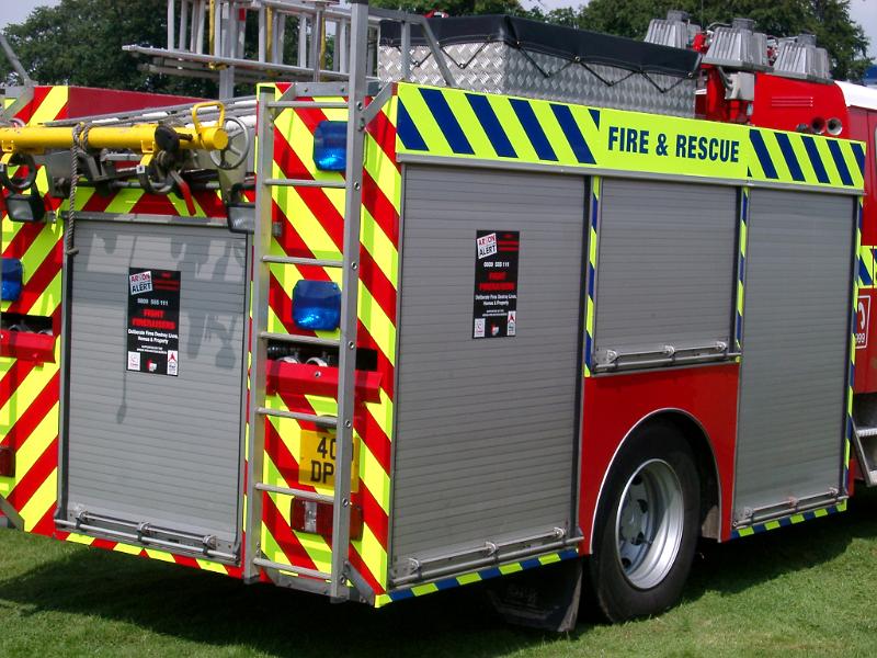 Free Stock Photo: a modern fire fighting appliance